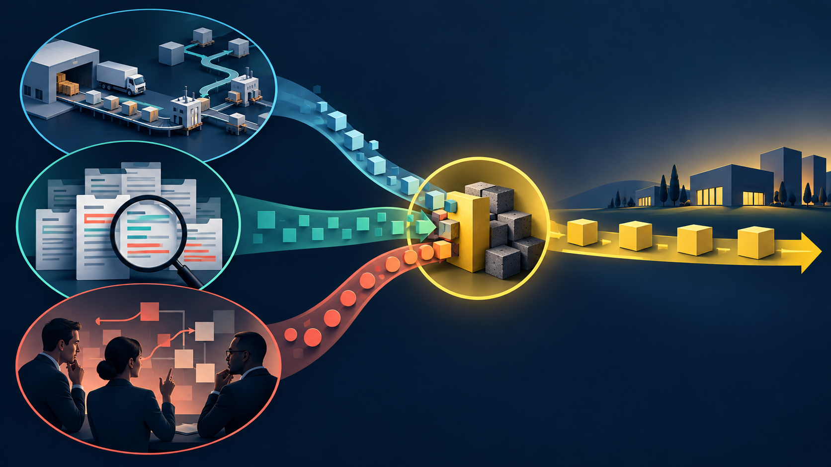 Three complementary lenses reveal one constraint in a product delivery system